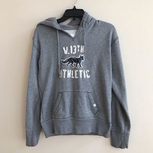 RUEHL grey wolf hoodie